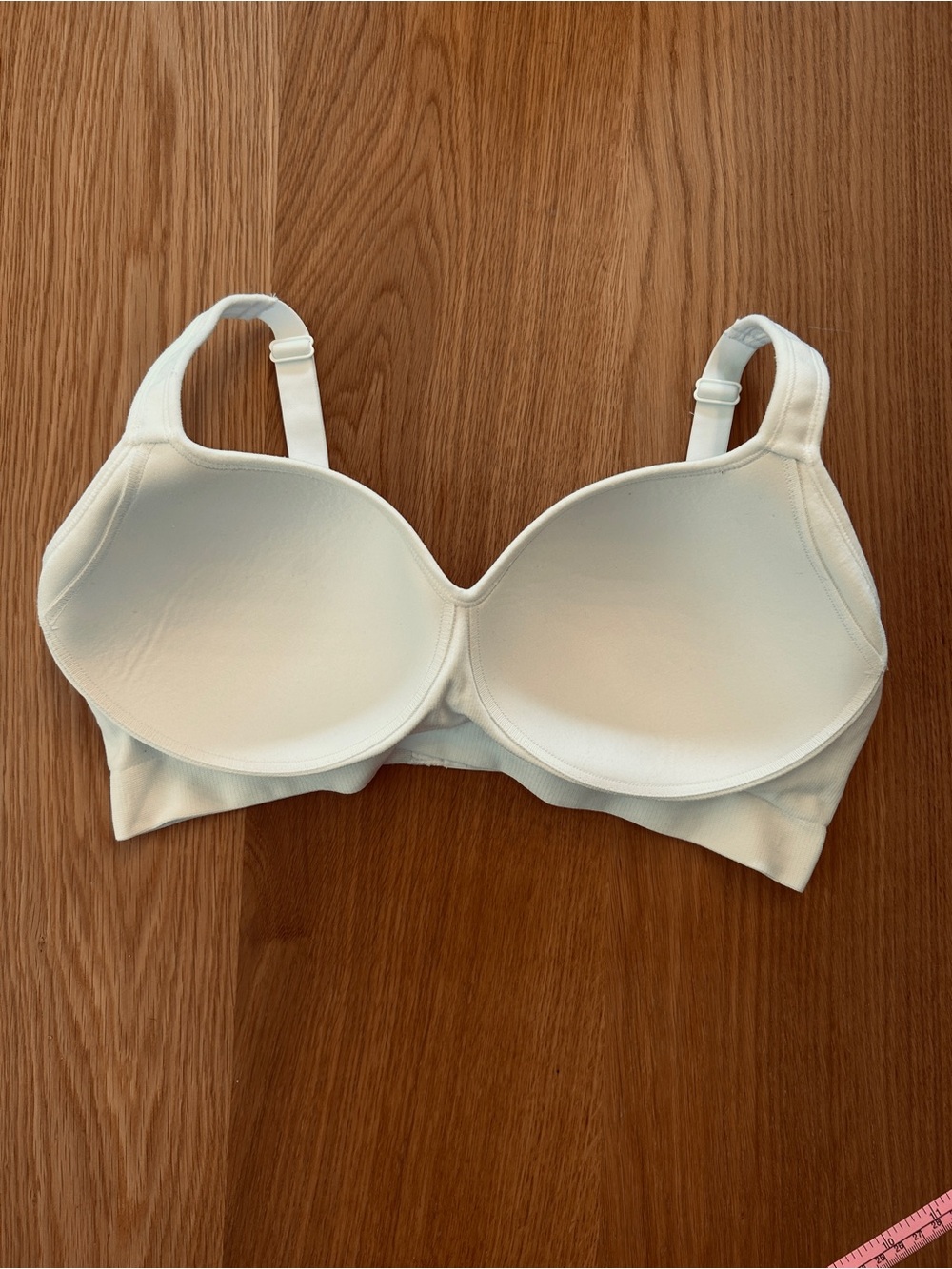Shapermint Essentials Size M White Sweetheart Wireless Contour Bra - Picture 8 of 11